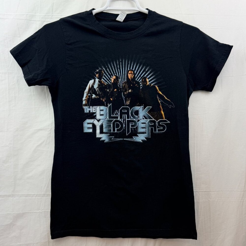 Black Eyed Peas 2010 Tour Band Tee Women XL Black